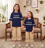 Girls' t-shirts and pants from sizes 40 to 60