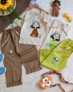Girls' t-shirts and pants from sizes 40 to 60