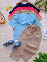 Girls' t-shirts and pants from sizes 40 to 60