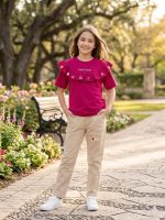 Girls' t-shirts and pants from sizes 40 to 60