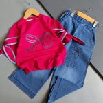 Girls' t-shirts and pants from sizes 45 to 60