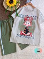 Girls' t-shirts and shorts from 9 to 12 years old