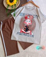 Girls' t-shirts and shorts from 9 to 12 years old