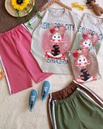 Girls' t-shirts and shorts from 9 to 12 years old