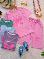 Girls' t-shirts and shorts from size 50 to 60