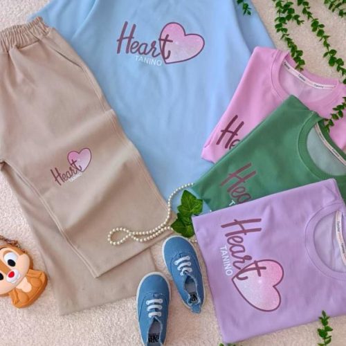 Girls' t-shirts and shorts from size 60 to 70
