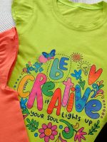 Girls' tops and shorts from 3 years to 7 years