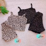 Girls' tops and shorts from sizes 40 to 55