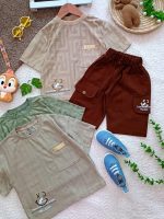 T-shirts and shorts for girls and boys from ages 2 to 10 years old.