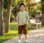 T-shirts and shorts for girls and boys from ages 2 to 10 years old.