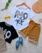 Boys' T-shirt and shorts, sizes 50 to 65