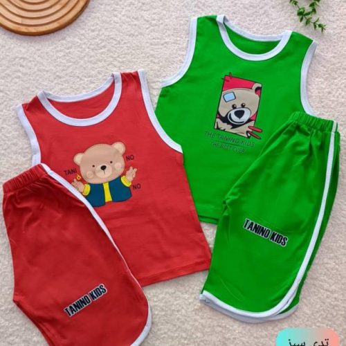 Boys' tank top and shorts set, sizes 40 and 45