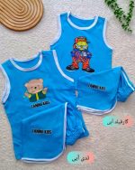 Boys' tank top and shorts set, sizes 40 and 45