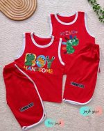 Boys' tank top and shorts set, sizes 40 and 45