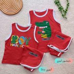 Boys' tank top and shorts set, sizes 40 and 45
