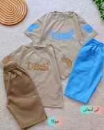 Girls' T-shirt and shorts, ages 2 to 10