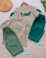 Girls' T-shirt and shorts, ages 2 to 10