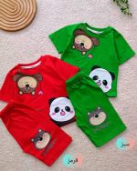 Girls' T-shirt and shorts, sizes 35 to 45
