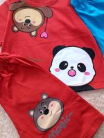 Girls' T-shirt and shorts, sizes 35 to 45