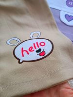 Girls' T-shirt and shorts, sizes 35 to 45