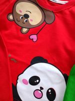 Girls' T-shirt and shorts, sizes 35 to 45