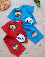 Girls' T-shirt and shorts, sizes 35 to 45