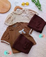 Girls' T-shirt and shorts, sizes 40 to 60