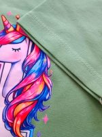 Girls' T-shirt and shorts, sizes 50 to 65