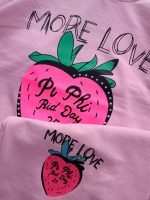 Girls' T-shirt and shorts, sizes 55 to 65