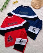 Girls' and boys' T-shirt and shorts sets, sizes 55 and 60