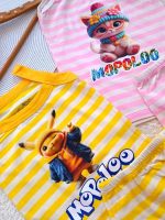 Girls' and boys' tops and shorts, ages 3 to 10