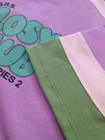 Girls' and women's T-shirt and shorts sets, sizes 60 to 70