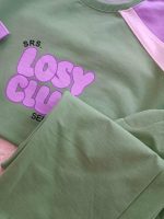 Girls' and women's T-shirt and shorts sets, sizes 60 to 70