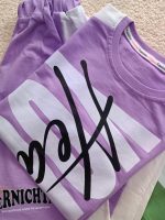 Girls' and women's T-shirts and trousers, sizes 60 to 70