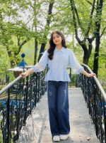 Girls' blouse, sizes 55 to 65