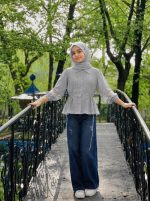 Girls' blouse, sizes 55 to 65