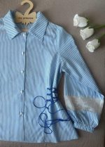 Girls' blouse, sizes 55 to 65