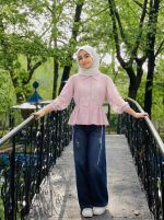Girls' blouse, sizes 55 to 65