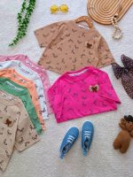 Girls' crop top, sizes 45 to 60