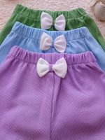 Girls' tank top and shorts set, sizes 35 to 45