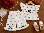Girls' tank top and shorts set, sizes 40 to 55