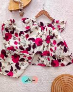 Girls' top and trousers, sizes 45 to 55