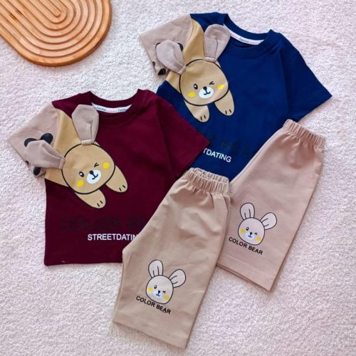 T-shirts and shorts for girls and boys, sizes 35 to 45