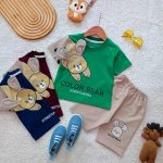 T-shirts and shorts for girls and boys, sizes 35 to 45