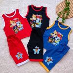Boys' tank top and shorts set, ages 2 to 5