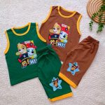 Boys' tank top and shorts set, ages 2 to 5