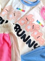 Girls' T-shirt and shorts set (ages 1 to 7)
