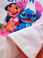 Girls' T-shirt and shorts set (ages 2 to 5)