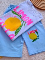 Girls' T-shirt and shorts set (ages 3 to 10)