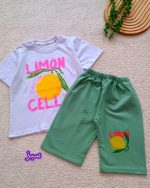 Girls' T-shirt and shorts set (ages 3 to 10)
